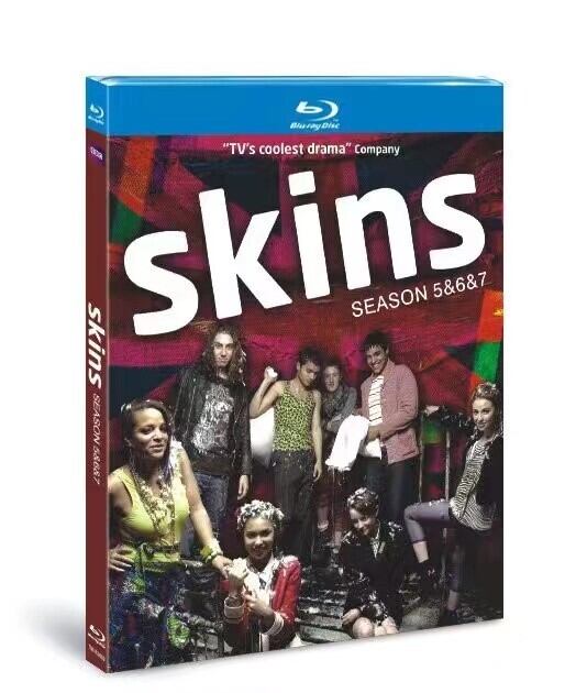 日本語字幕『Skins-スキンズ シーズン5-7』ブルーレイ4-DISC[Blu-ray-BOX]高画質海外盤正規品