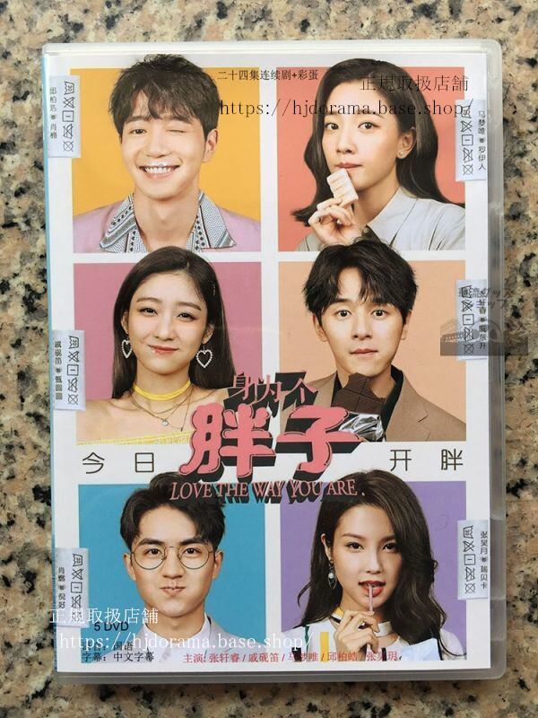 中国ドラマ『身為一個胖子』デブとして DVD-BOX 張軒睿 戚硯笛love the way you are こぼれ話付き 全話 中国盤