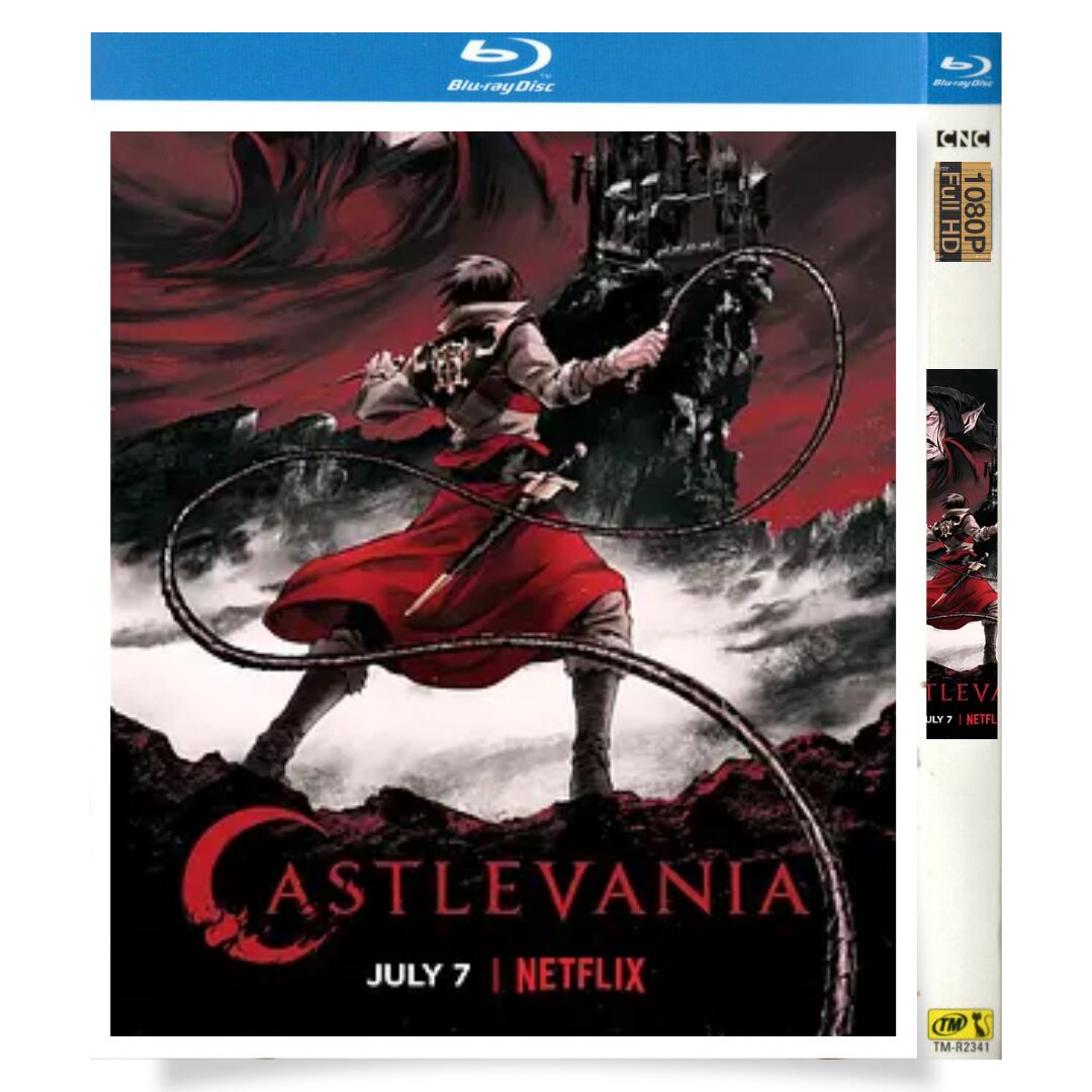 日本語字幕　悪魔城ドラキュラ －キャッスルヴァニア－シリーズ1-4　ブルーレイ3-DISC[Blu-ray-BOX]高画質正規品