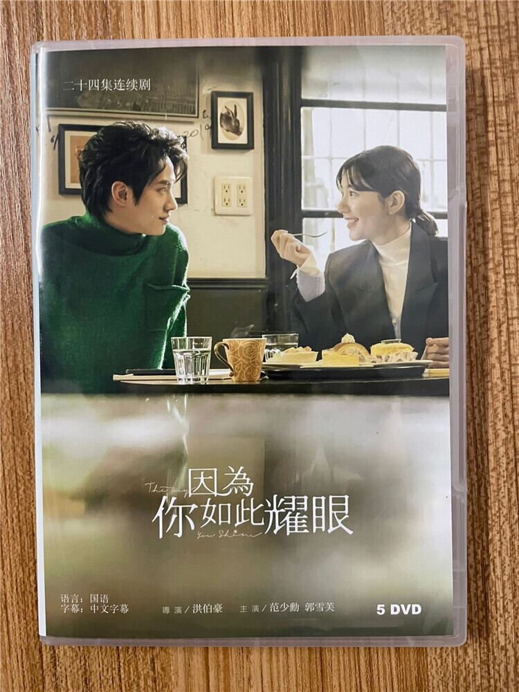 中国ドラマ『因??如此耀眼』 2023 DVD-BOX 全話 中国盤