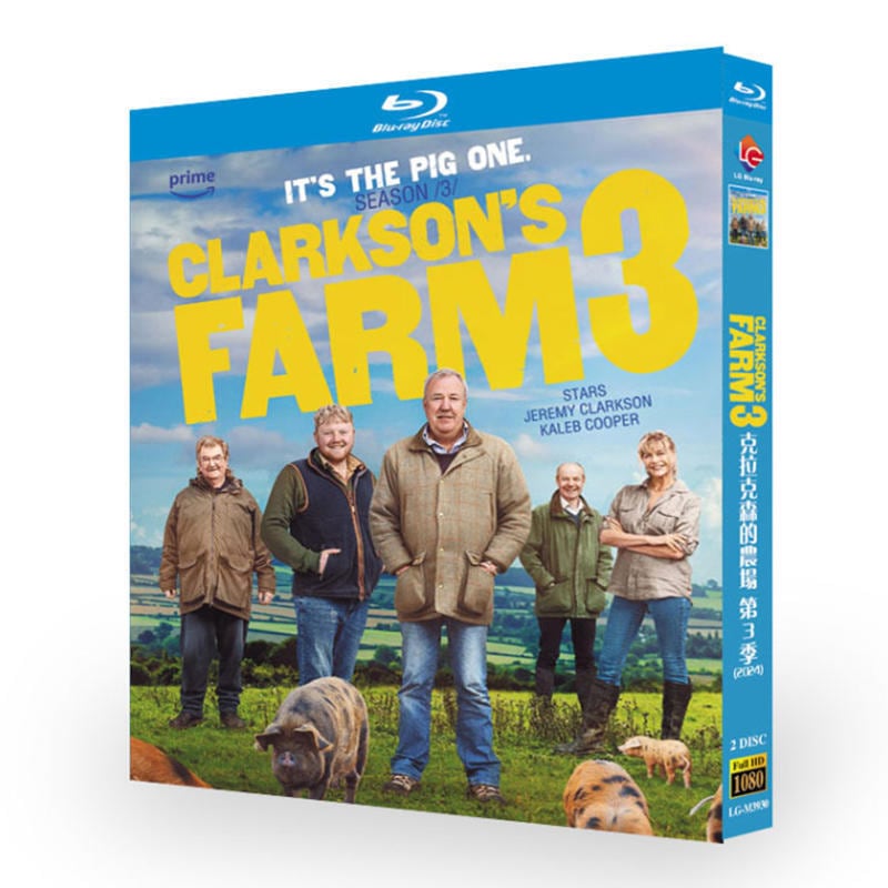 日本語字幕『Clarkson's Farm Season 3 (2024)』ブルーレイ2-DISC[Blu-ray-BOX]高画質海外盤正規品