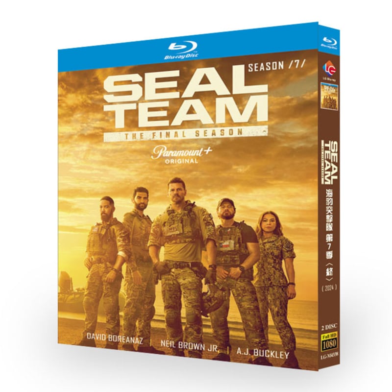 ドラマ『SEAL Team/シール・チーム』シリーズ7　ブルーレイ2-DISC[Blu-ray-BOX]高画質海外盤正規品