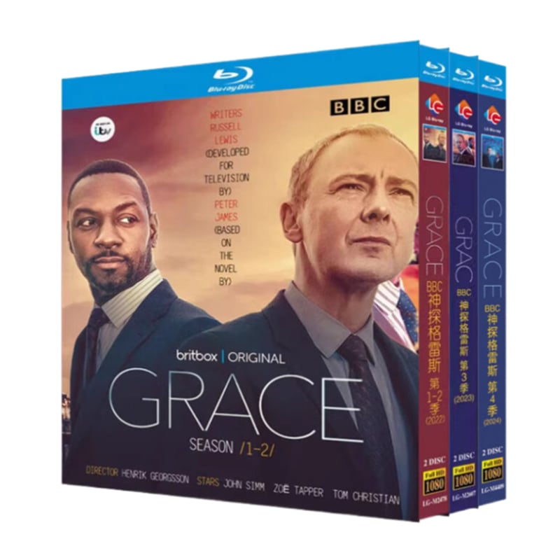 ドラマ『警視グレイス』シリーズ4　ブルーレイ2-DISC[Blu-ray-BOX]高画質海外盤正規品
