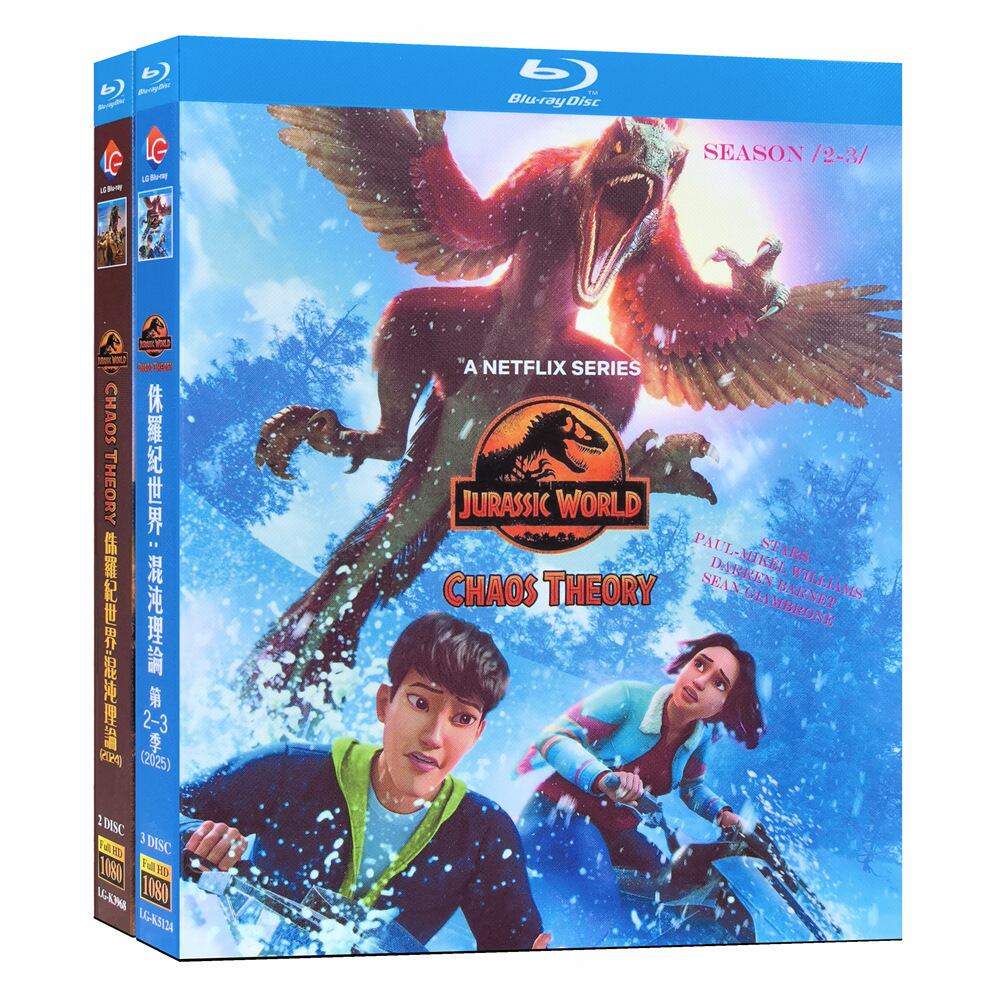 アニメ日本語字幕『 ジュラシック･ワールド/サバイバル・ミッションシリーズ2-3/Jurassic World: Chaos Theory Season 2-3 (2025)』ブルーレイ3-DISC[Blu-ray-BOX]