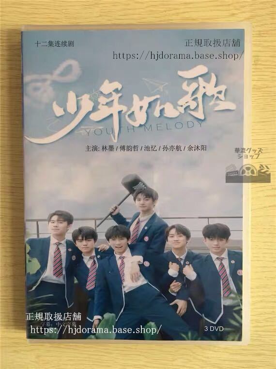 『少年如歌』DVD-BOX Youth Melody 全話 中国盤 未使用　華流ドラマ