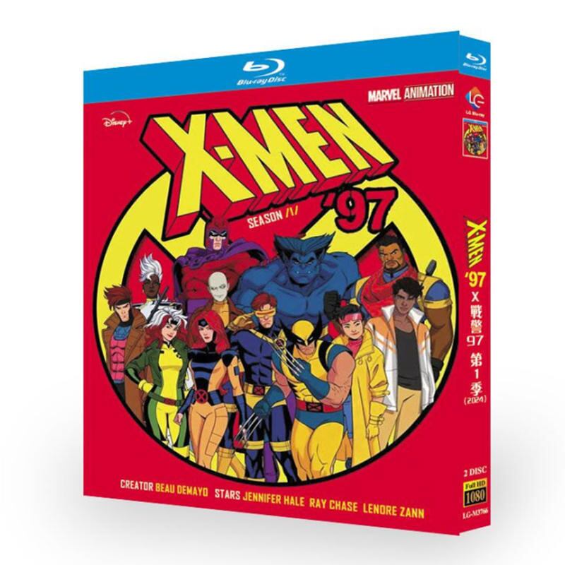 日本語字幕『X-Men '97 (2024) 』ブルーレイ2-DISC[Blu-ray-BOX]高画質海外盤正規品