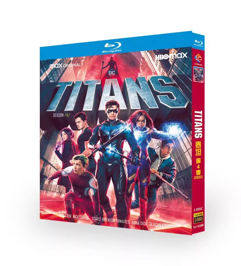 日本語字幕　タイタンズ: シーズン4 (2022) ブルーレイ2-DISC[Blu-ray-BOX]高画質海外盤正規品