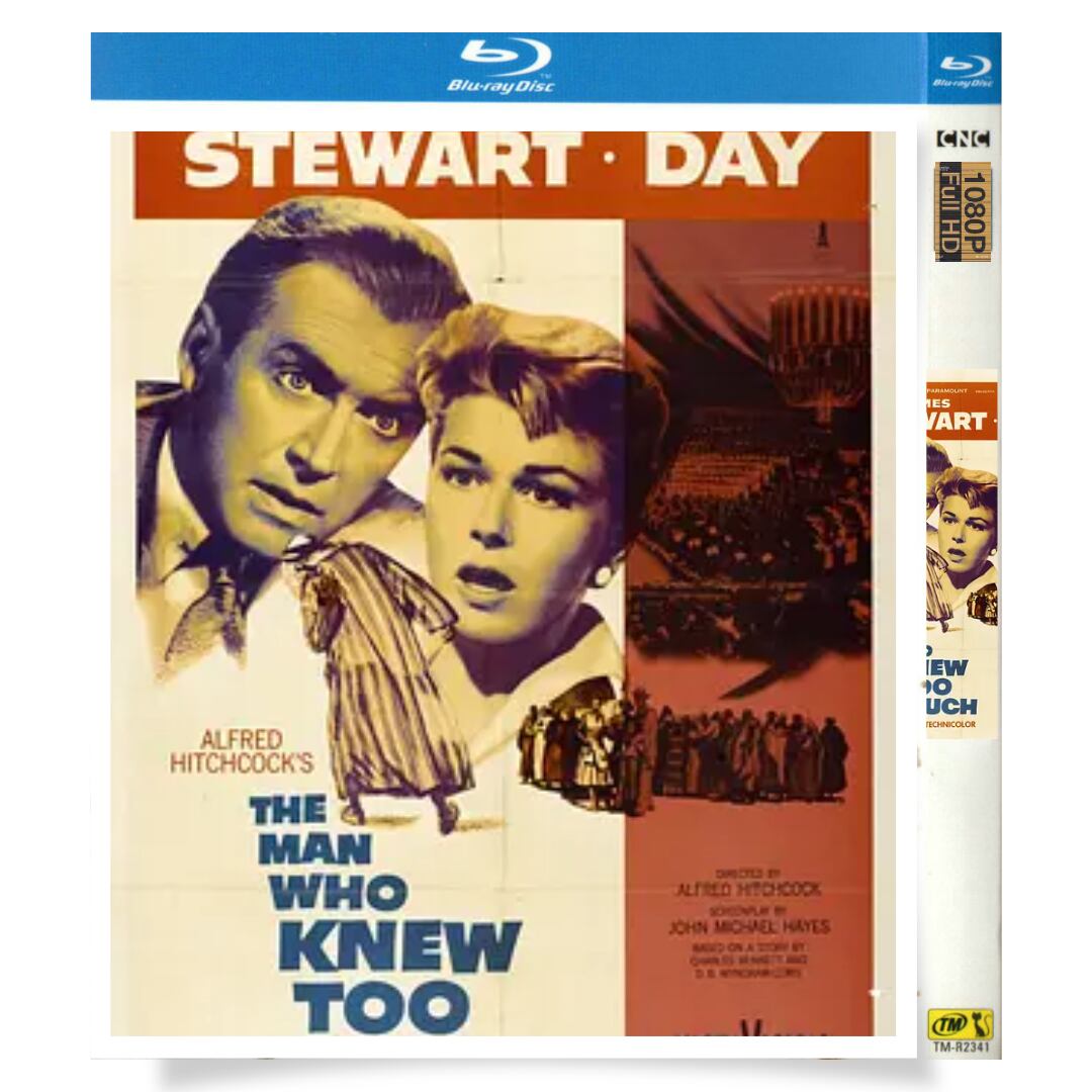 日本語字幕『知りすぎていた男』ブルーレイ1-DISC[Blu-ray-BOX]高画質正規品