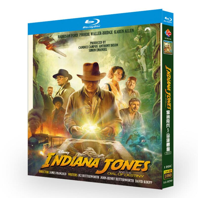 洋画　インディ・ジョーンズと運命のダイヤル　ブルーレイ3-DISC[Blu-ray]高画質正規品