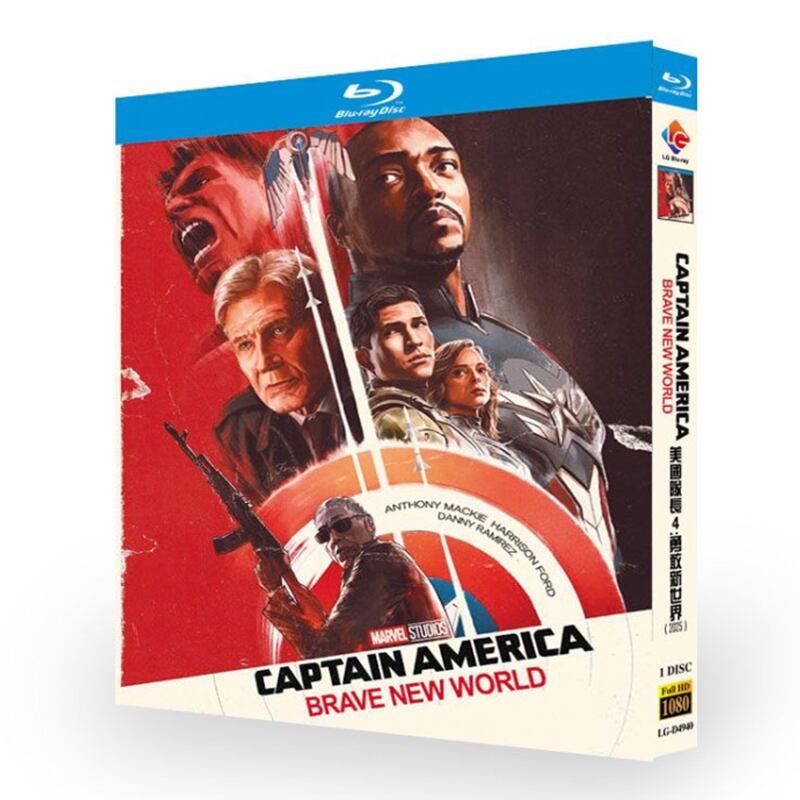 映画日本語字幕『Captain America: Brave New World (2025)』ブルーレイ1-DISC[Blu-ray-BOX]