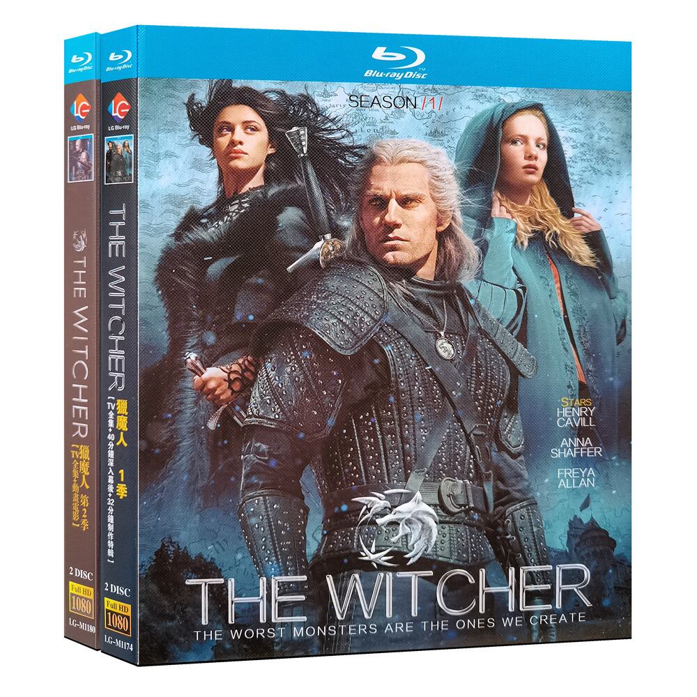 日本語字幕『ウィッチャー 』シリーズ1+2　The Witcher Season 1+2ブルーレイ 4-DISC[Blu-ray]高画質正規品