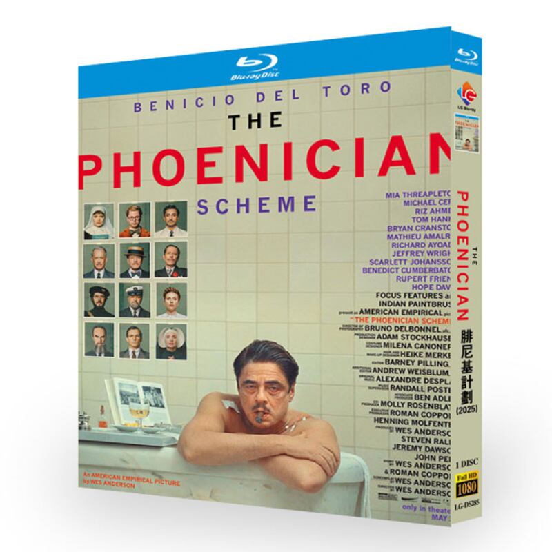 映画『The Phoenician Scheme (2025)』ブルーレイ1-DISC[Blu-ray-BOX]
