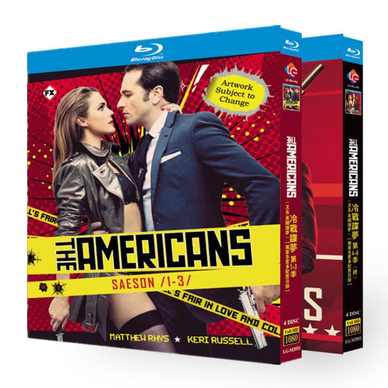日本語字幕『ジ・アメリカンズ 』シリーズ1-3　ブルーレイ4-DISC[Blu-ray-BOX]高画質海外盤正規品