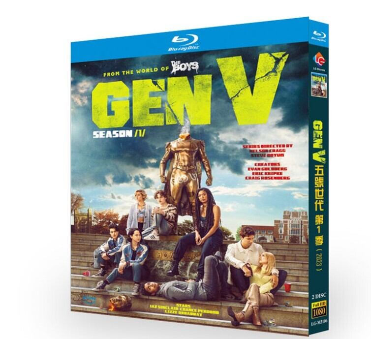 日本語字幕『GEN V（ジェン・ブイ）』ブルーレイ2-DISC[Blu-ray-BOX]高画質正規品