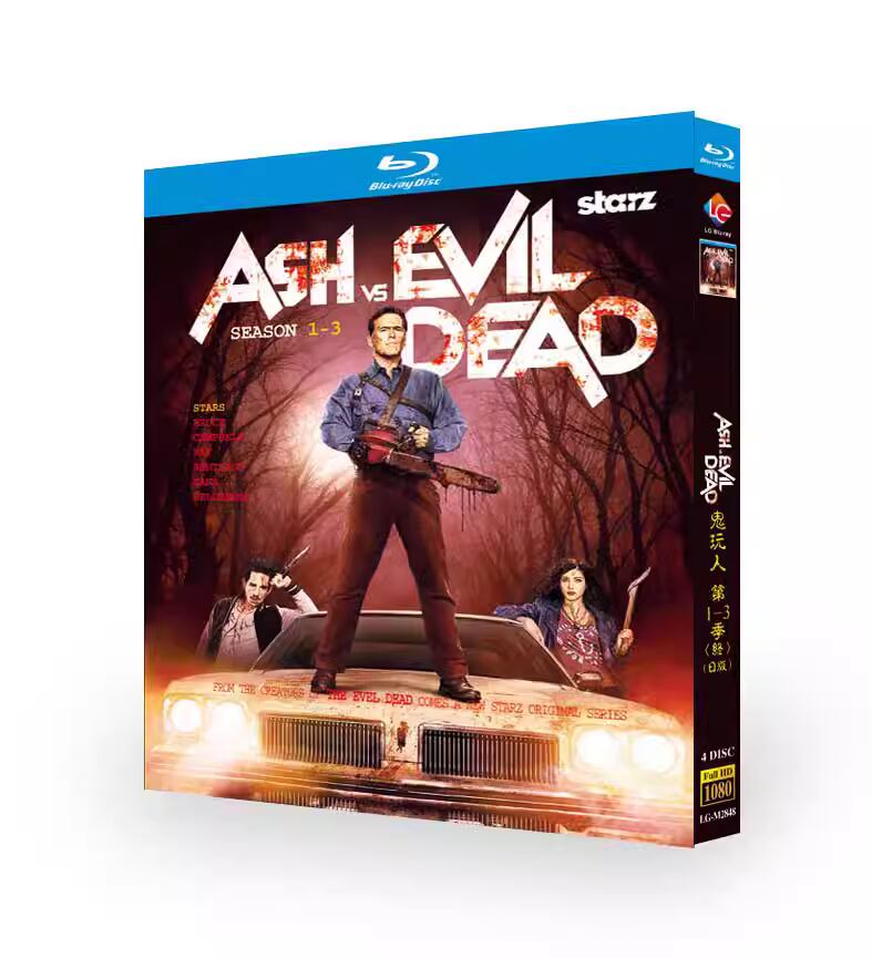 日本語字幕＆吹替　死霊のはらわた リターンズ　シリーズ1-3ブルーレイ 4-DISC[Blu-ray]高画質正規品