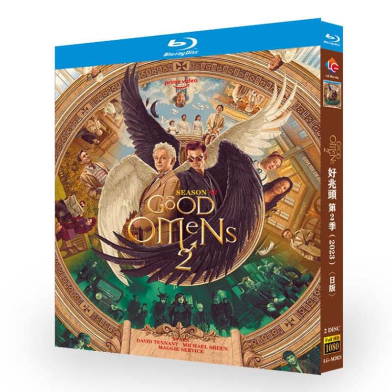 日本語字幕『グッド・オーメンズ』シーズン2-2023ブルーレイ-2-discblu-ray高画質正規品