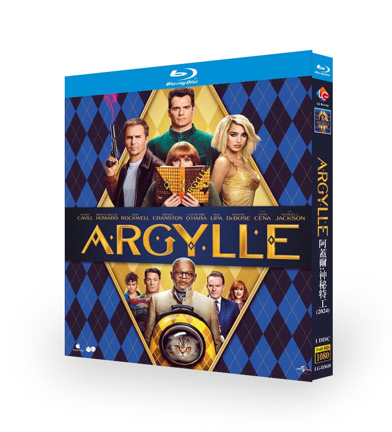 映画　 Argylle (2024)　ブルーレイ1-DISC[Blu-ray-BOX]高画質海外盤正規品