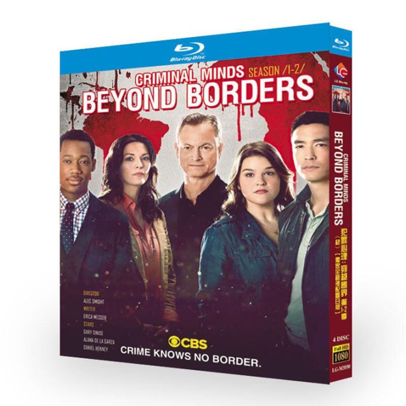 日本語字幕『クリミナル・マインド 国際捜査班』シリーズ1-2　ブルーレイ4-DISC[Blu-ray-BOX]高画質海外盤正規品