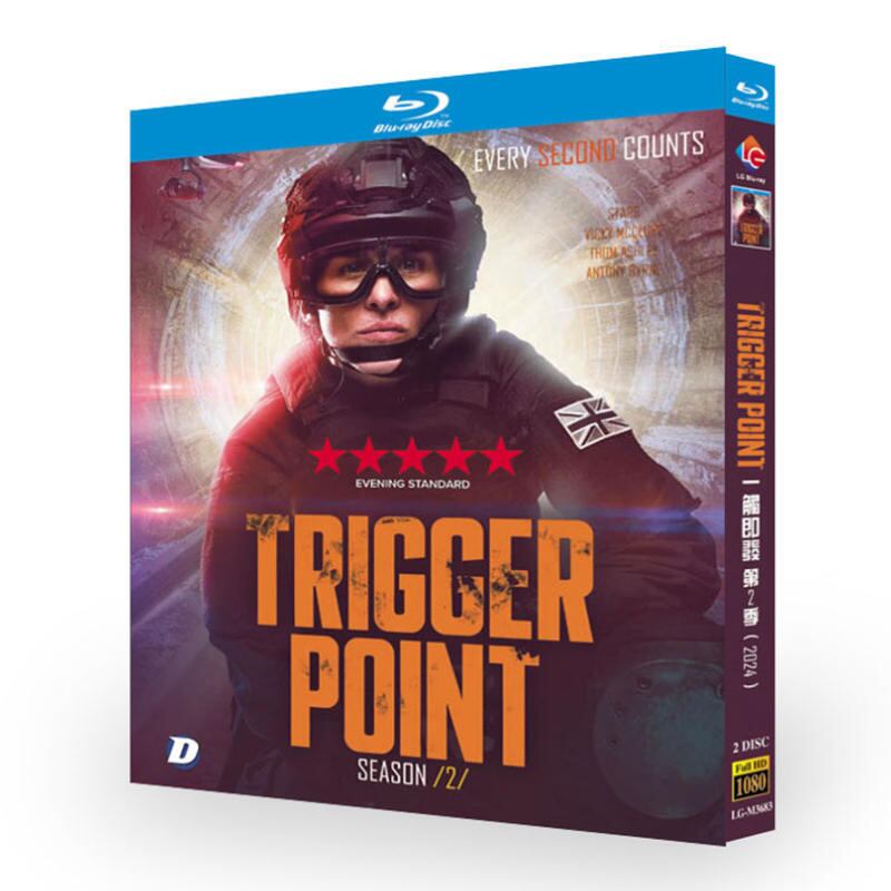 ドラマ　Trigger Point Season 2 (2024)　ブルーレイ2-DISC[Blu-ray-BOX]高画質海外盤正規品