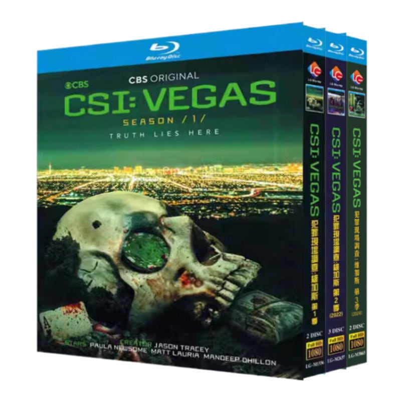 『CSI：ベガス』シリーズ3　ブルーレイ２-DISC[Blu-ray-BOX]高画質海外盤正規品