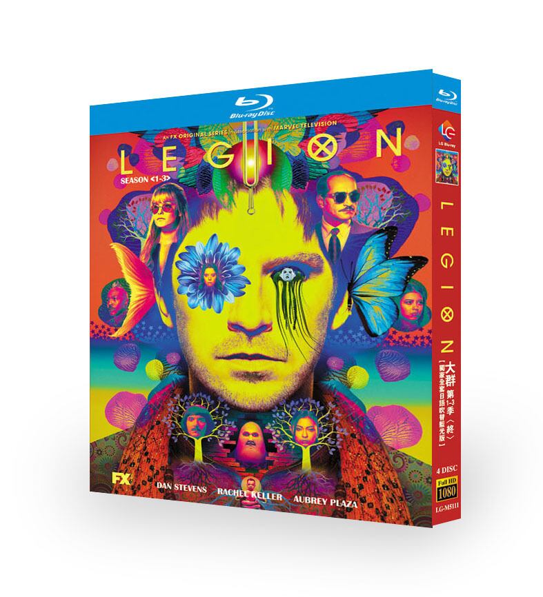 海外ドラマ日本語字幕『レギオン シーズン1-3/Legion Season 1-3』ブルーレイ4-DISC[Blu-ray-BOX]
