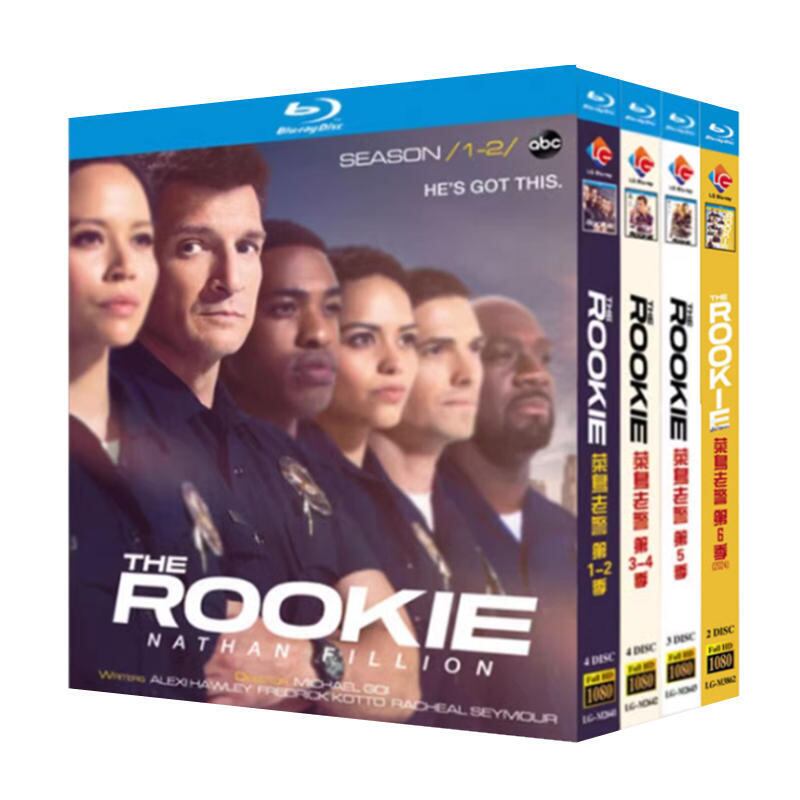 『 ザ・ルーキー』シリーズ1-2　ブルーレイ4-DISC[Blu-ray-BOX]高画質海外盤正規品