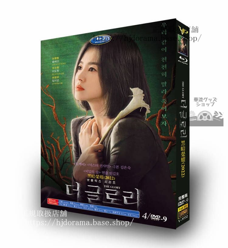 韓国ドラマ日本語字幕付き　「ザグローリー」 DVD　ジャケット経済版　高画質　全話 海外盤