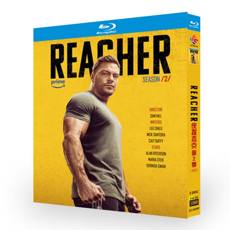 日本語字幕『ジャック・リーチャー-正義のアウトロー』シリーズ2　ブルーレイ2-discblu-ray-box高画質海外盤正規品