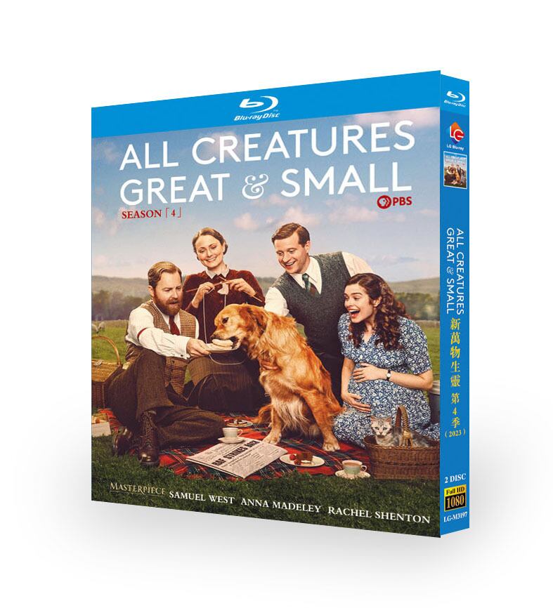 映画『All Creatures Great & Smallシーズン 4』ブルーレイ2-DISC[Blu-ray-BOX]高画質正規品