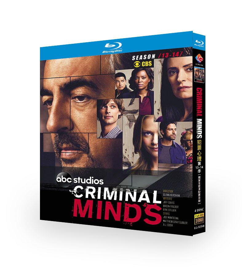 日本語字幕「クリミナル・マインド シーズン13-14」ブルーレイ4-DISC[Blu-ray-BOX]高画質海外盤正規品