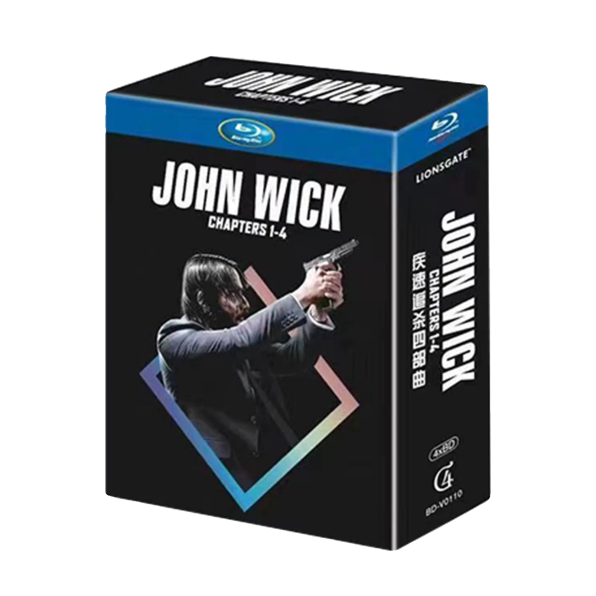 ジョン ウィックシリーズ(4枚組)  ブルーレイディスク 全4枚セット 海外盤