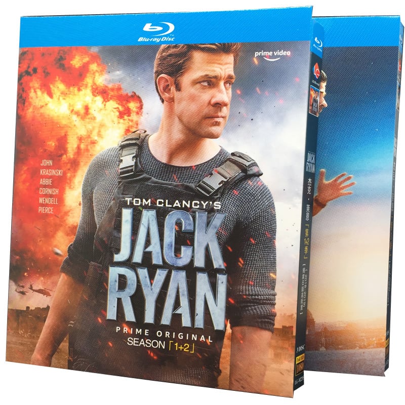 日本語字幕『トム・クランシー／cia分析官-ジャック・ライアン』シリーズ1-2-jack-ryan-season-12ブルーレイ-3-discblu-ray高画質正規品