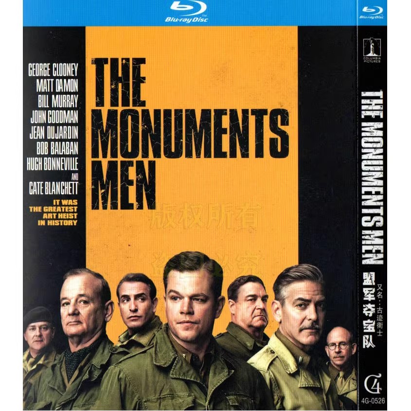 映画『The Monuments Men (2014)』ブルーレイ[Blu-ray-BOX]1 -DISC