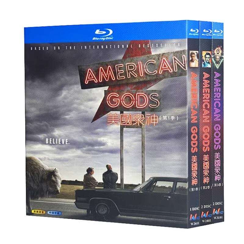 日本語字幕『アメリカン・ゴッズ シーズン2』ブルーレイ2-DISC[Blu-ray-BOX]高画質海外盤正規品