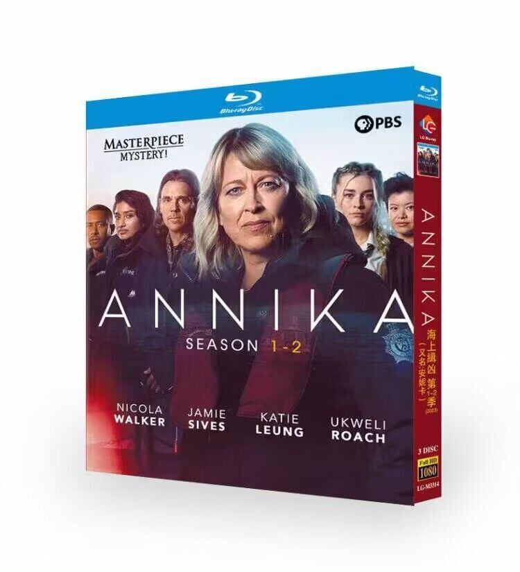 映画『Annika Season 1 (2021) 』シリーズ1-2　ブルーレイ3-DISC[Blu-ray-BOX]高画質正規品