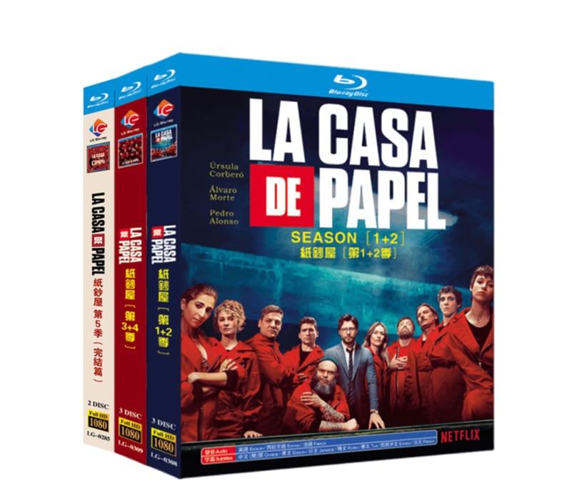 日本語字幕『ペーパー・ハウス 』シーズン1+2 ブルーレイ3-DISC[Blu-ray-BOX]高画質海外盤正規品