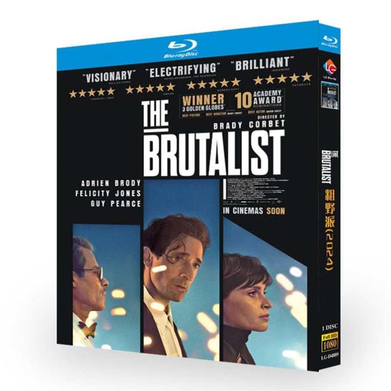 映画『ブルータリスト』ブルーレイ1-discblu-ray-box高画質海外盤正規品