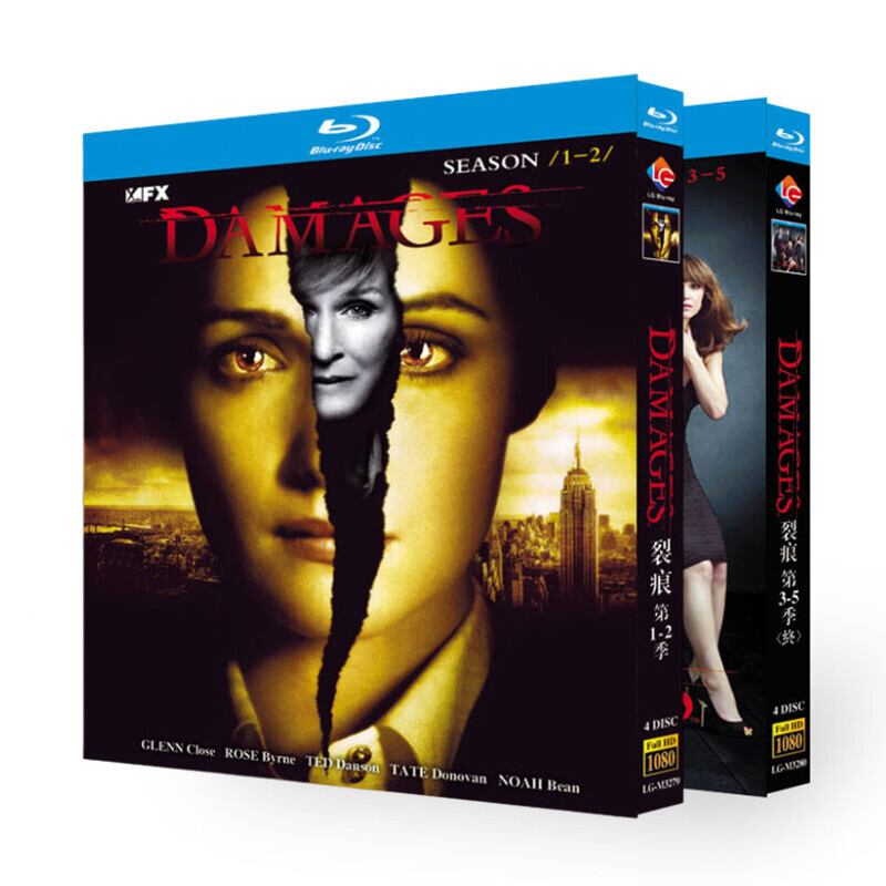 映画「ダメージ シーズン1-2」ブルーレイ4-DISC[Blu-ray-BOX]高画質正規品