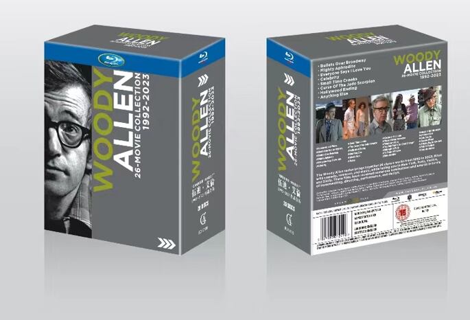 ウディ アレンの監督作品集 名作映画 コレクション1992-2023 26作品集 ブルーレイディスク 海外盤