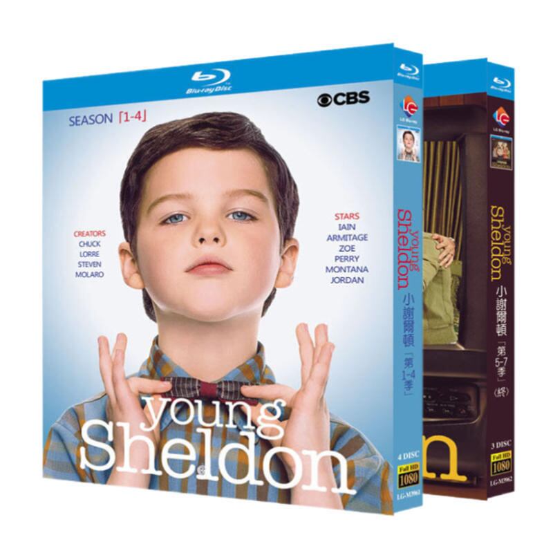 『 ヤング・シェルドン』シリーズ5-7　ブルーレイ4-DISC[Blu-ray-BOX]高画質海外盤正規品