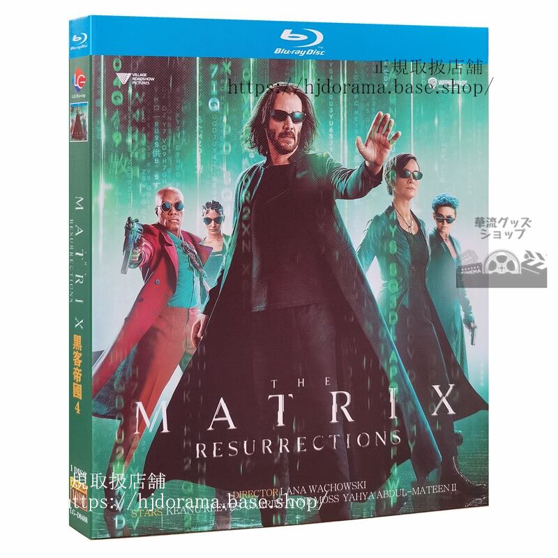日本語吹替あり マトリックス レザレクションズ Blu-ray　日本語字幕付き　海外盤