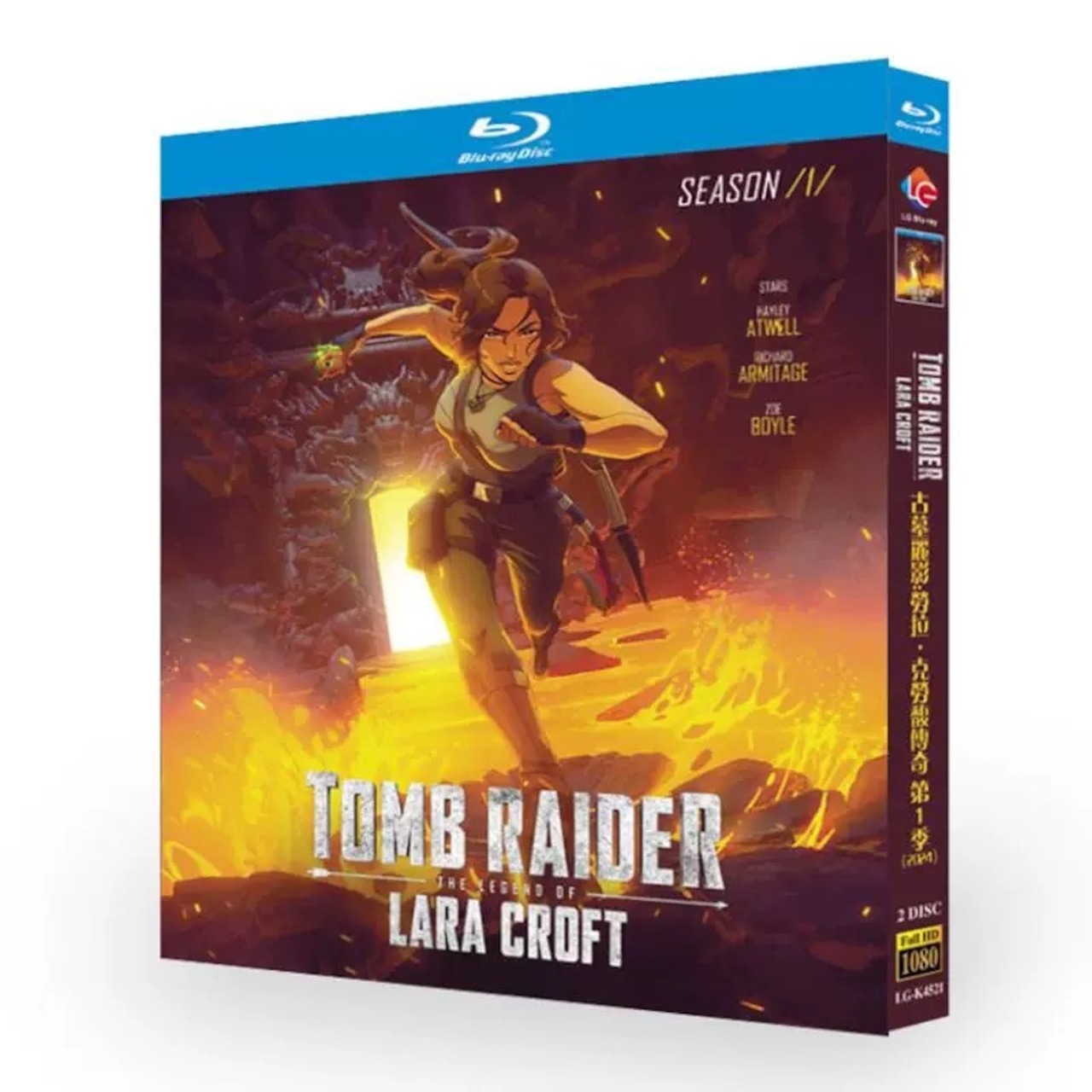 アニメ「トゥームレイダー: レジェンド・オブ・ララ・クロフト」 DVD ブルーレイ BOX 日本語吹替海外正規品アニメ