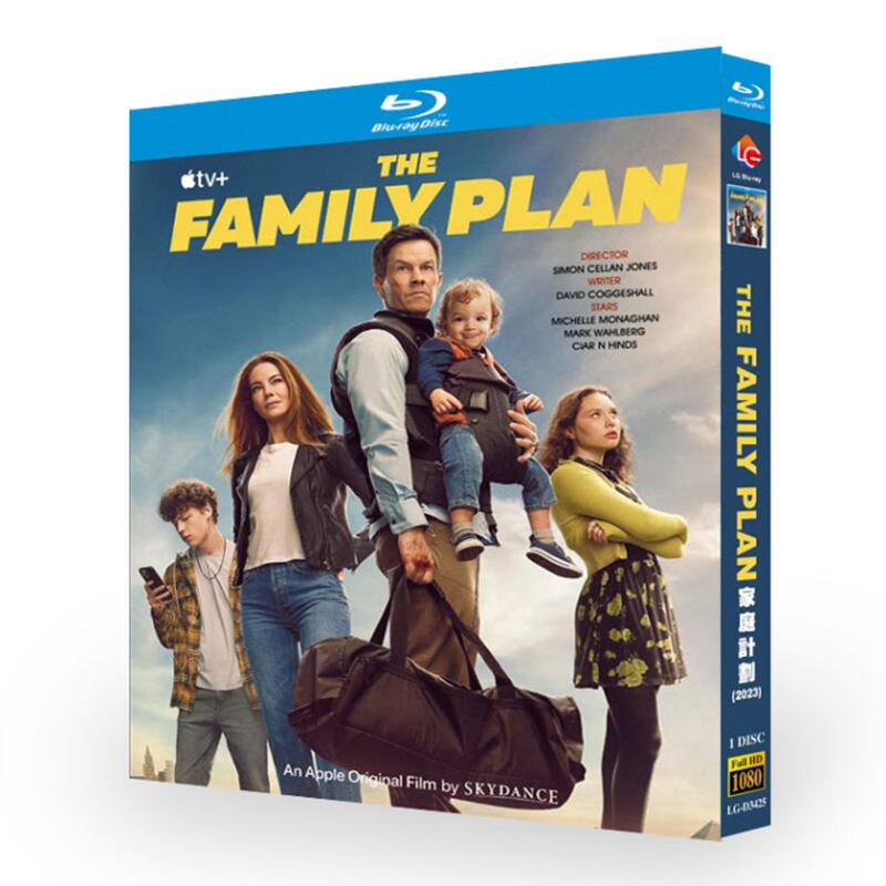 日本語字幕『The Family Plan (2023)』ブルーレイ1-DISC[Blu-ray-BOX]高画質正規品