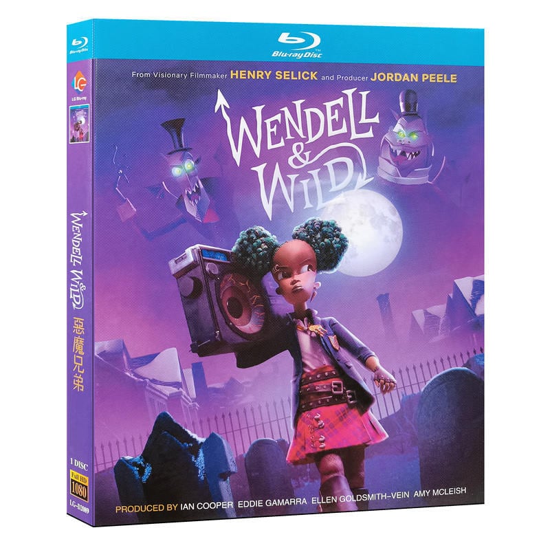 日本語字幕『ウェンデルとワイルド』ブルーレイ1-DISC[Blu-ray-BOX]高画質海外盤正規品