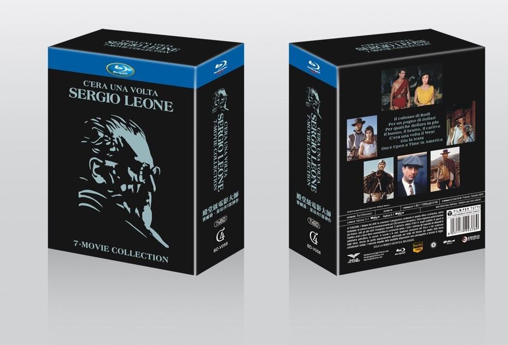 セルジオ レオーネの監督映画名作集 ブルーレイディスク 全7枚セット 海外盤