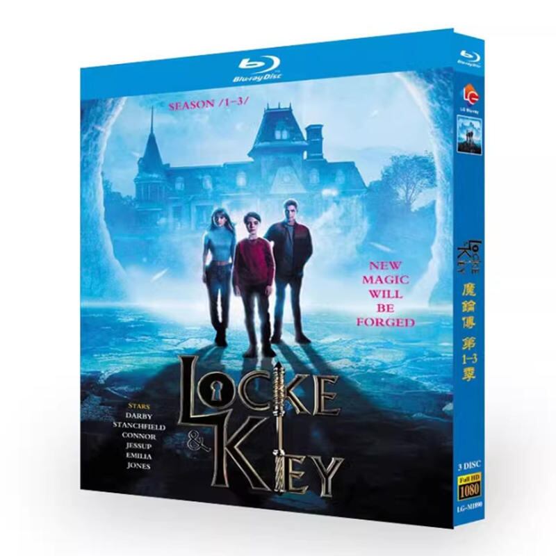 日本語字幕『Locke & Key ロック&キー』シリーズ1-3　ブルーレイ3-DISC[Blu-ray-BOX]高画質海外盤正規品