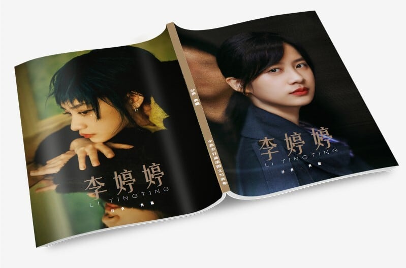 中国俳優『リー・ティンティン（李??）』写真集1冊 A4ポスター4枚 しおり4枚 LOMOカード10枚