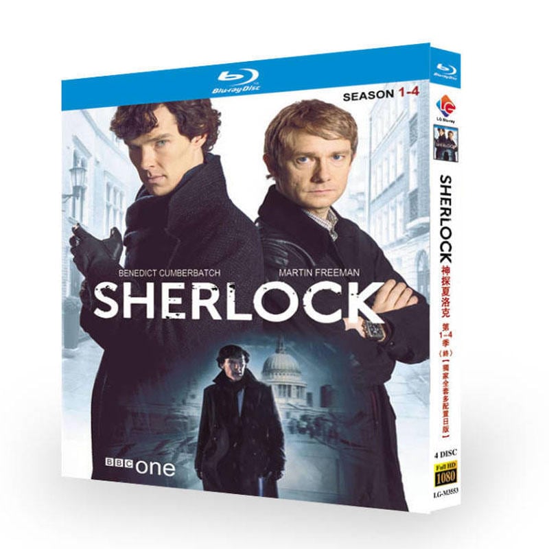 日本語字幕『SHERLOCK／シャーロック シーズン1-4』ブルーレイ4-DISC[Blu-ray-BOX]高画質海外盤正規品