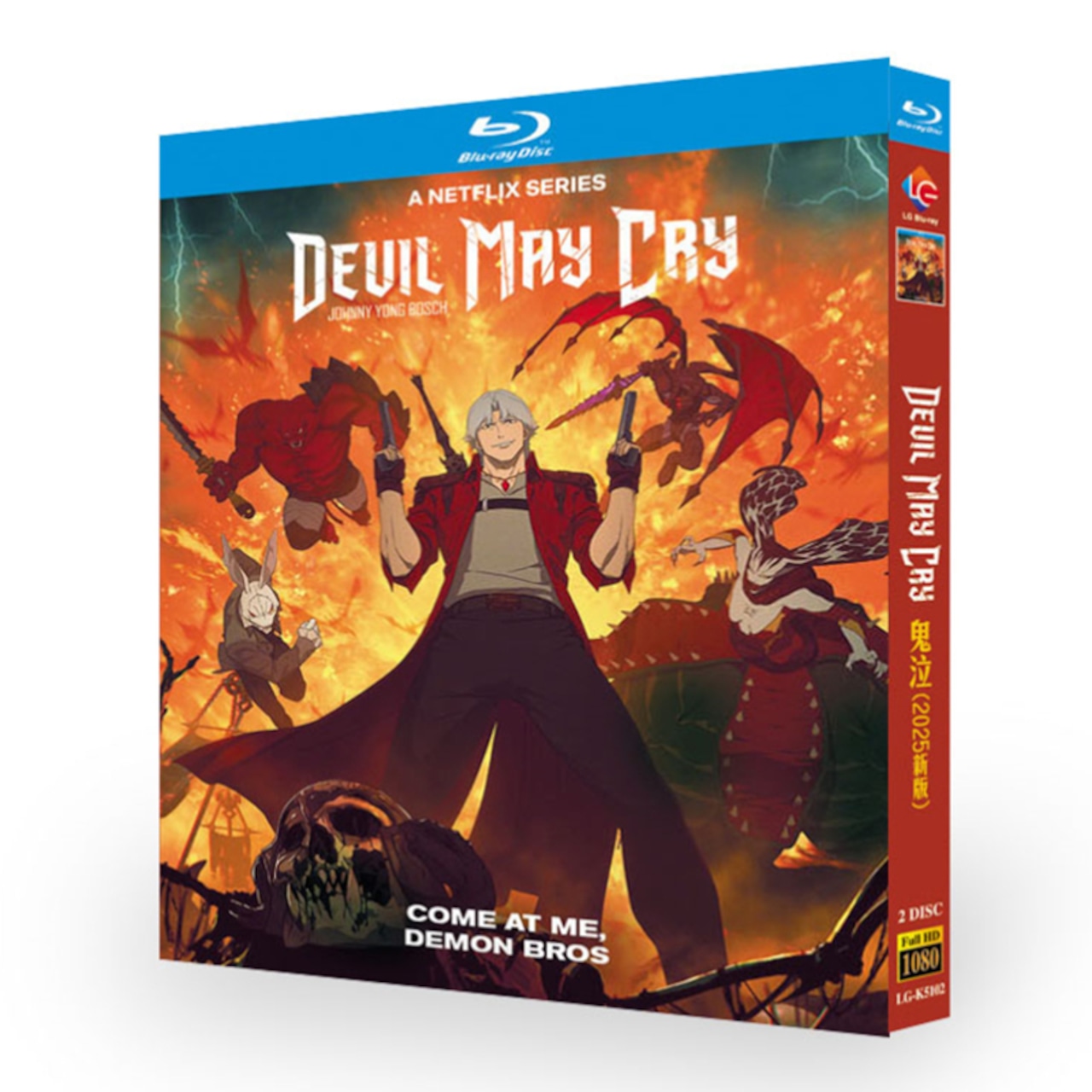 日本語吹替ありアニメ「Devil May Cry」デビルメイクライ Blu-ray BOX 高画質 海外正規品アニメ