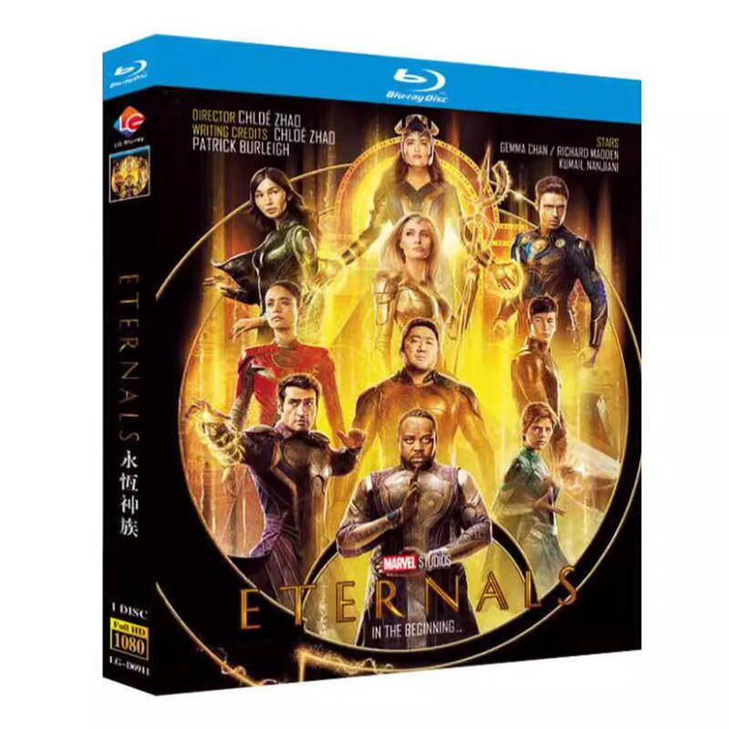 日本語字幕『エターナルズ』ブルーレイ1-DISC[Blu-ray-BOX]高画質海外盤正規品